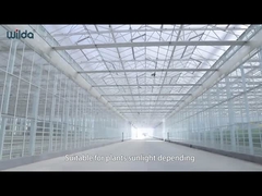 Pièces de cadre en métal pour serre en verre