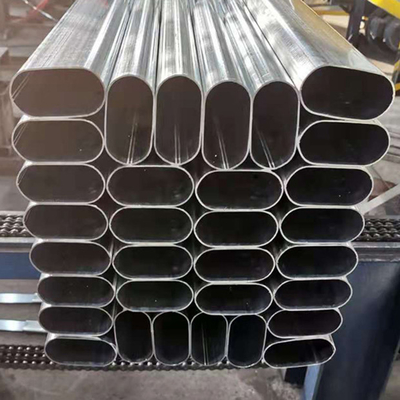 Tube ovale soudé en acier doux à côtés plats Q345 0.5mm-30mm