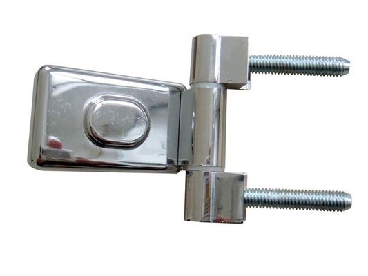 finition en aluminium épaisse de Chrome de charnières de porte de 6-8mm pour la porte en verre de largeur de 1000mm