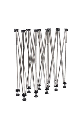 Multi Functional Operation Woodworking Table With Foldable Spider Leg Workbench Retract Spider Leg Telescopic Stainless Steel Industrial DIY Worktable 6/8/9/12/15 Legs 900kg